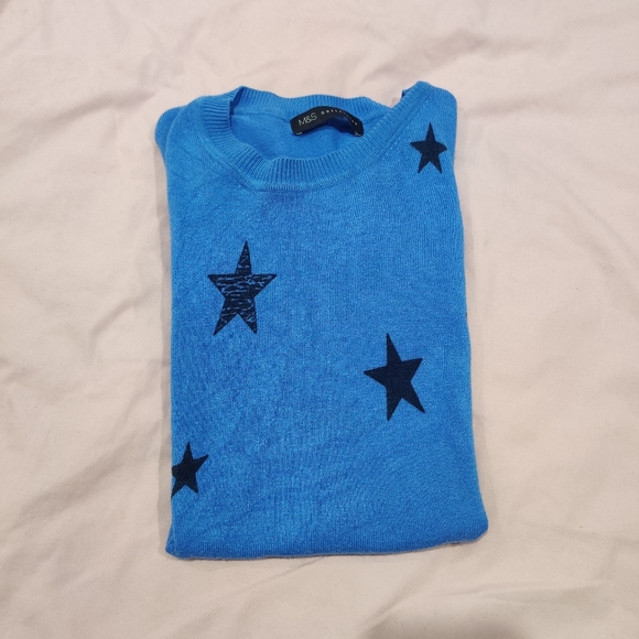 M&S starry knitwear top